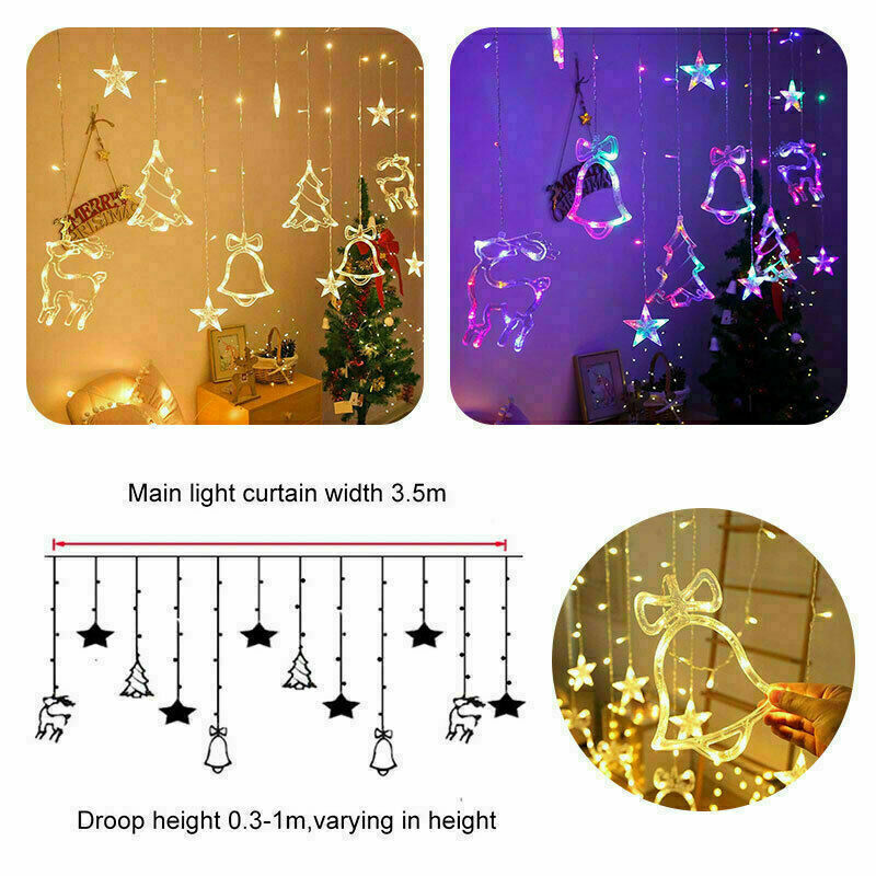 StarGlow LED Fairy String Curtain Lights