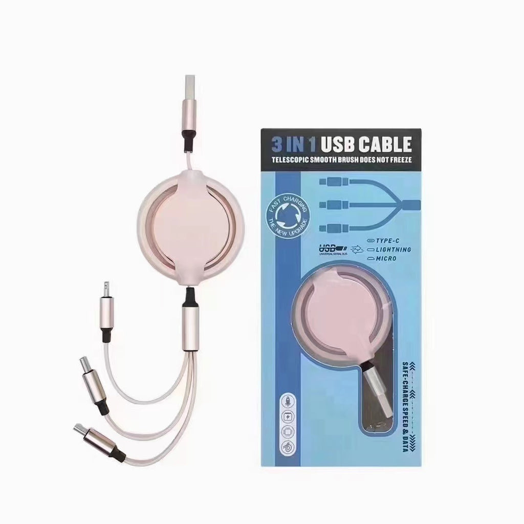 TriLink 3-in-1 Multi-Device Fast Charging Data Cable