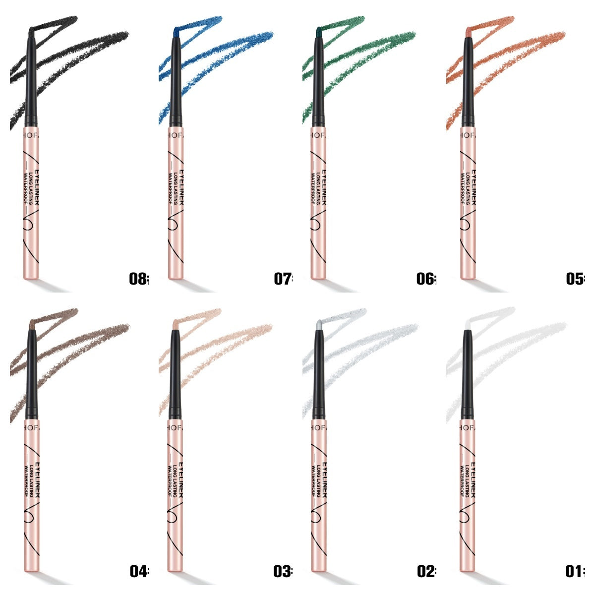 PHOFAY Waterproof Colorful Eyeliner – Bold Long-Lasting Precision