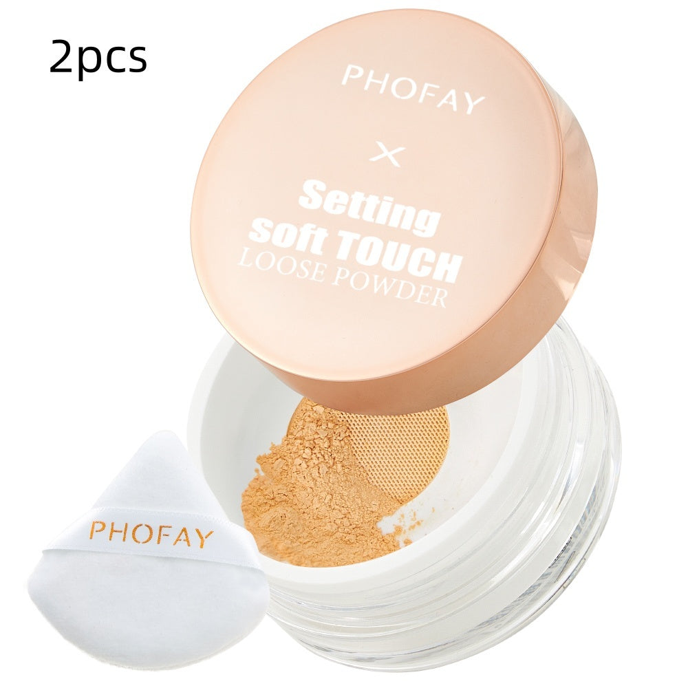 PHOFAY Soft-Touch Setting Powder – Shine Control & Smooth Finish