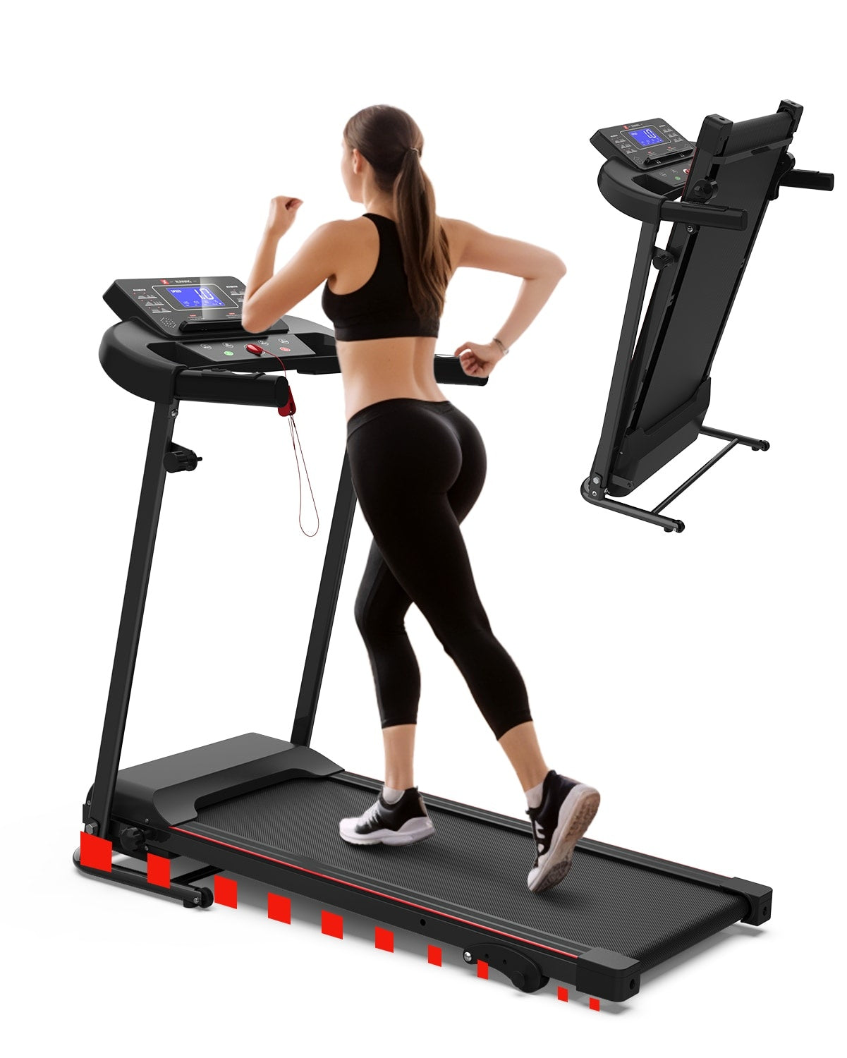 Fold Walk Foldable Treadmill – Compact Walking Machine