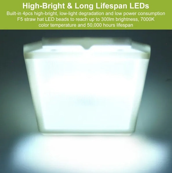 StepGlow LED Solar Powered Stair Lights