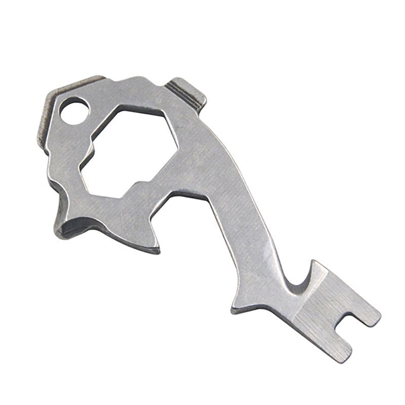 20-in-1 Stainless Steel EDC Multi-Tool Keychain
