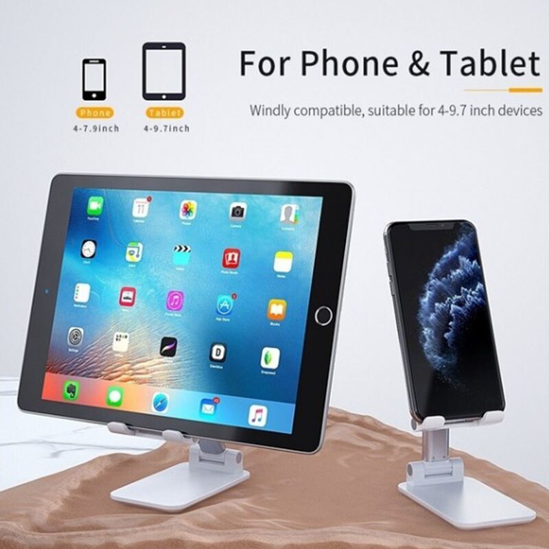 FlexiStand Adjustable Metal Desktop Tablet & Phone Holder