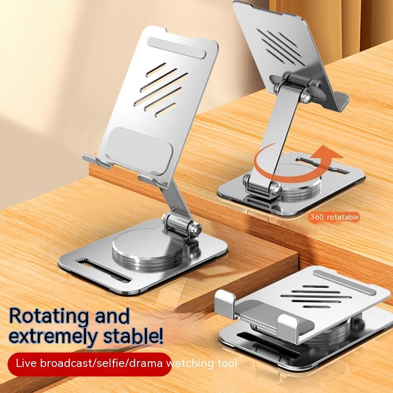 FlexiHold 360° Rotating Metal Desk Phone & Tablet Stand