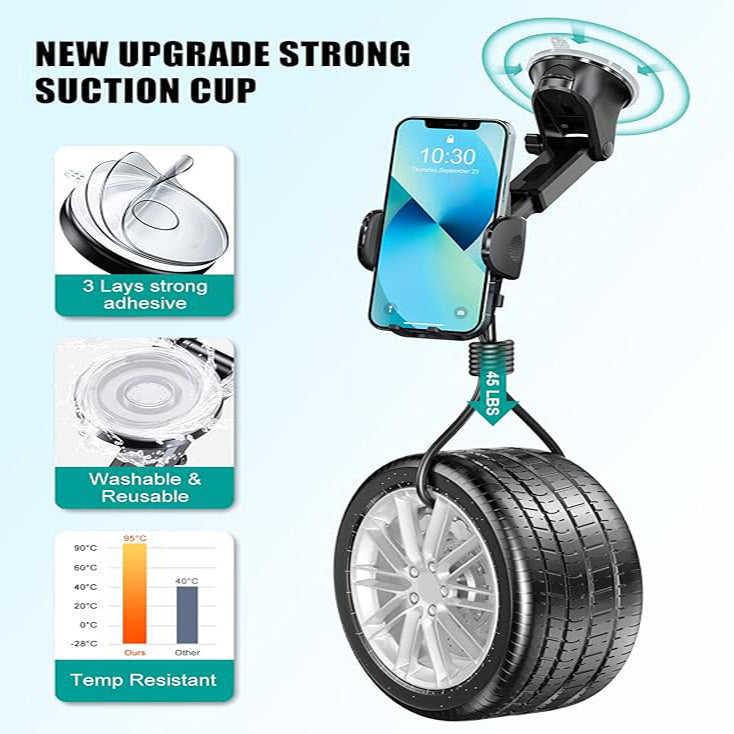 DriveGrip 4-in-1 Universal Car Phone Mount Holder