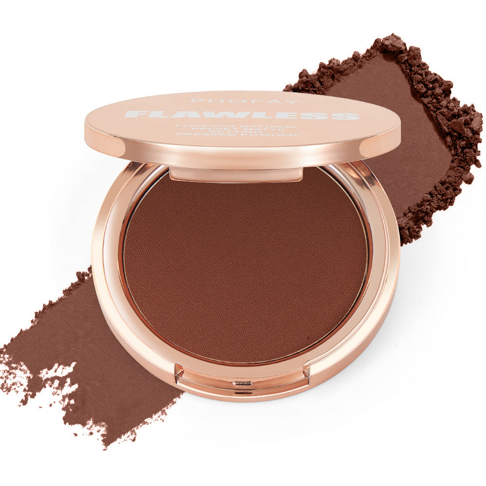 PHOFAY Matte Finish Pressed Setting Powder – Smooth & Oil-Control