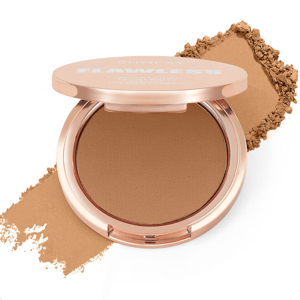 PHOFAY Matte Finish Pressed Setting Powder – Smooth & Oil-Control