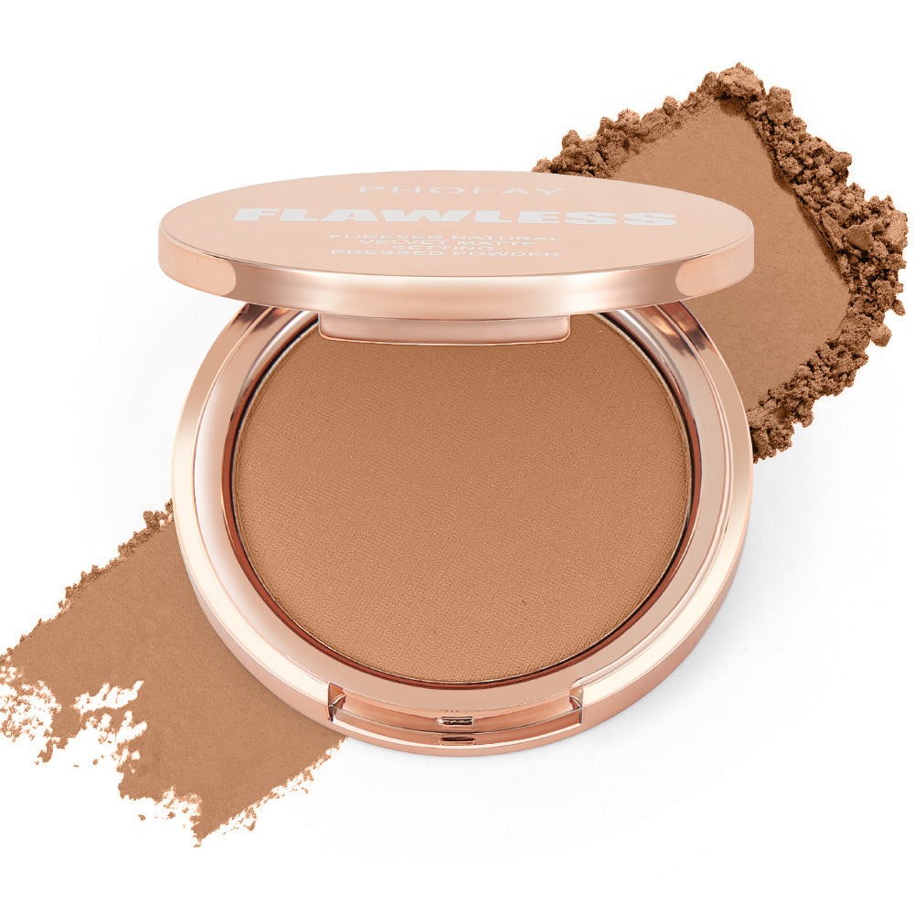 PHOFAY Matte Finish Pressed Setting Powder – Smooth & Oil-Control