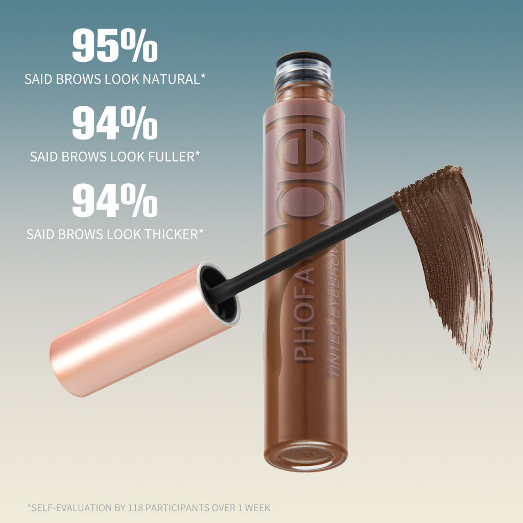 PHOFAY Tint & Hold Brow Gel – Natural Color + All-Day Control