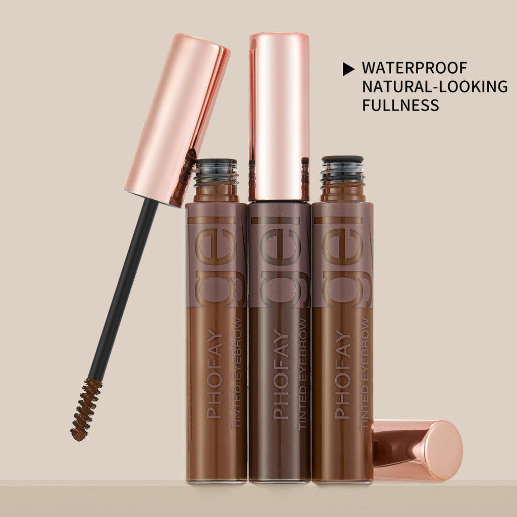 PHOFAY Tint & Hold Brow Gel – Natural Color + All-Day Control