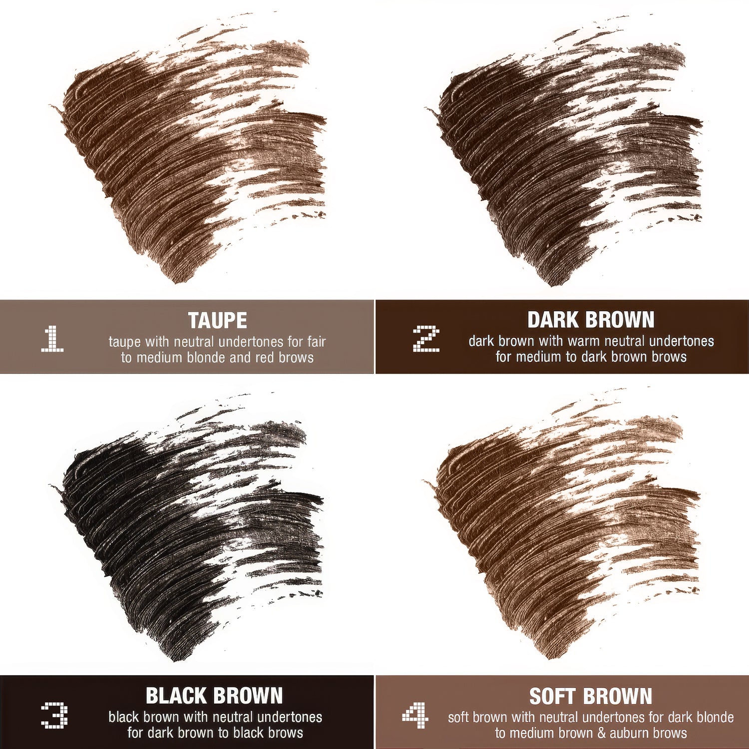 PHOFAY Tint & Hold Brow Gel – Natural Color + All-Day Control