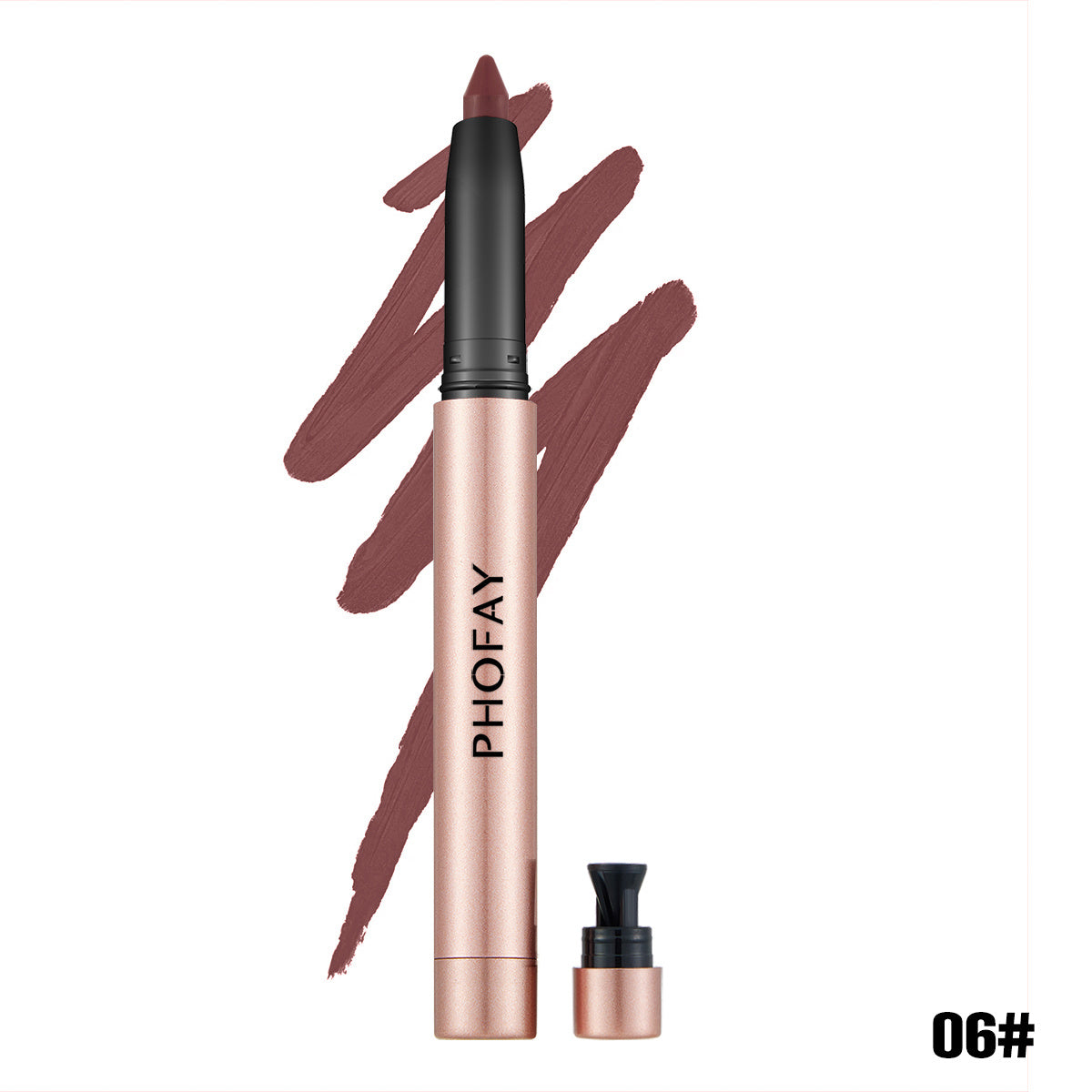 PHOFAY Matte Lip Liner & Lipstick Pen – Smooth Long-Wear Definition