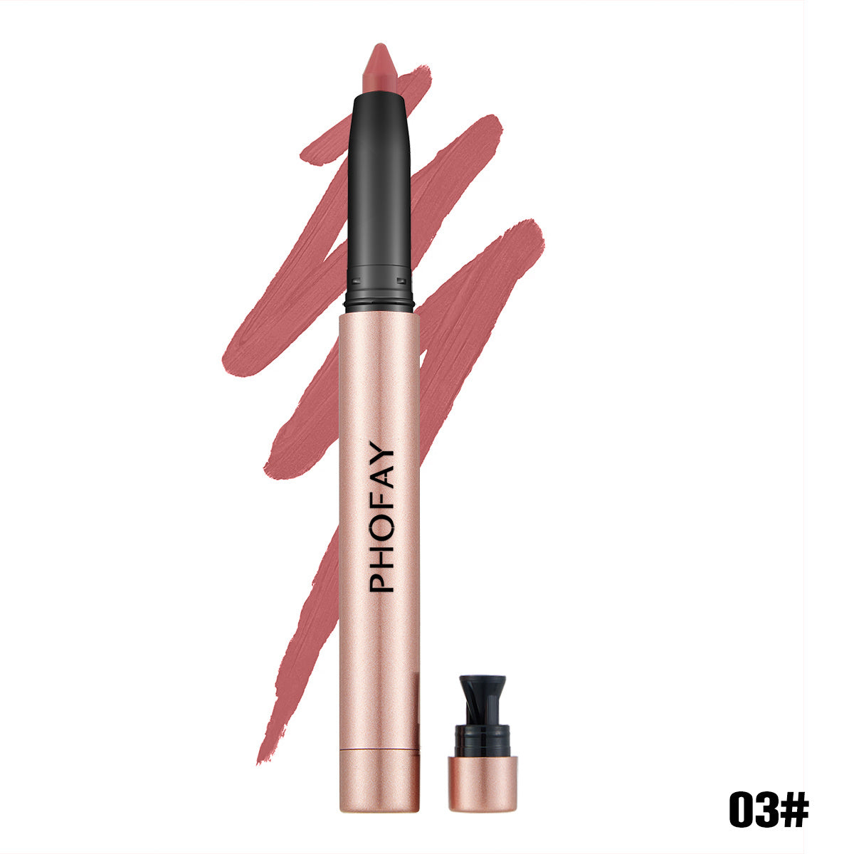 PHOFAY Matte Lip Liner & Lipstick Pen – Smooth Long-Wear Definition