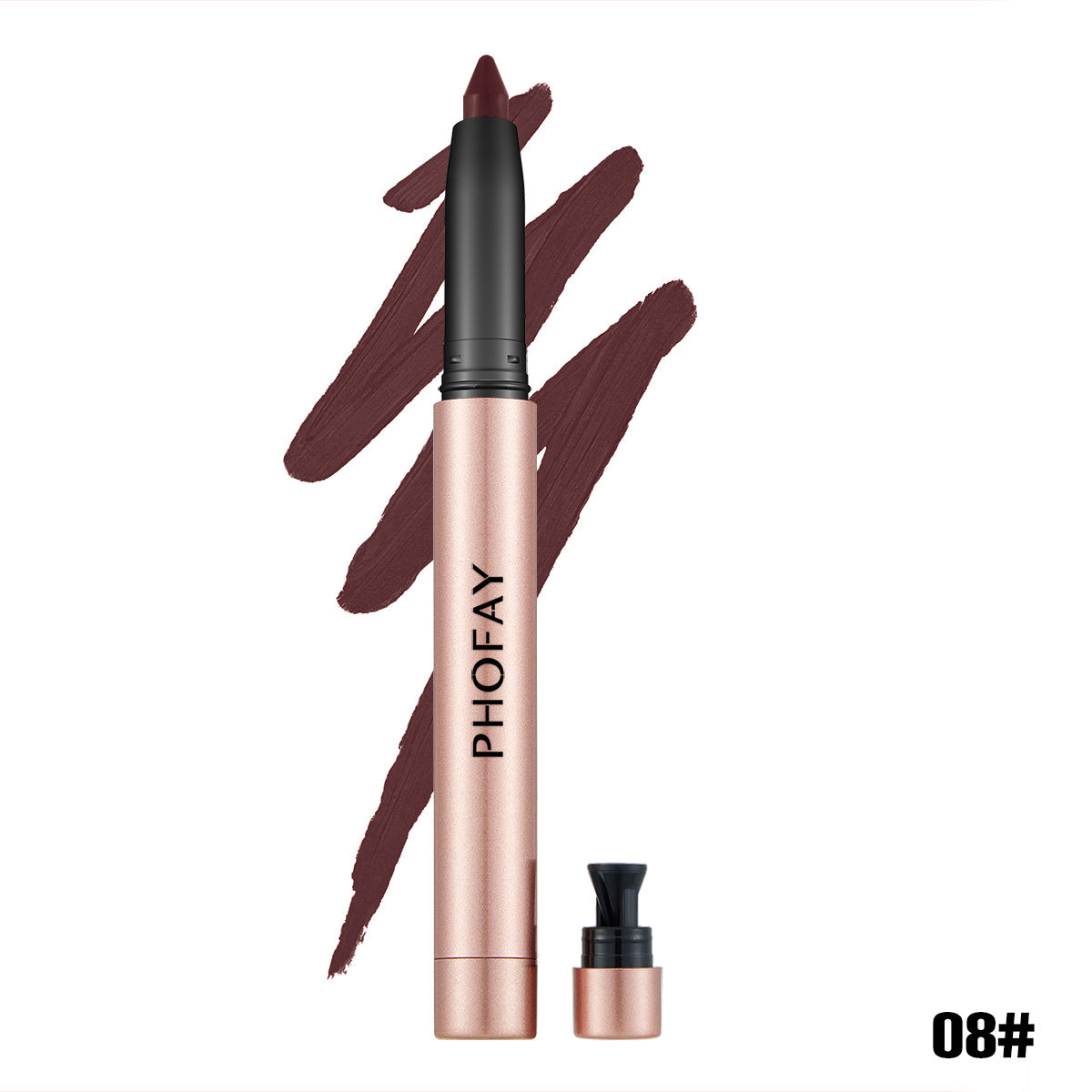 PHOFAY Matte Lip Liner & Lipstick Pen – Smooth Long-Wear Definition