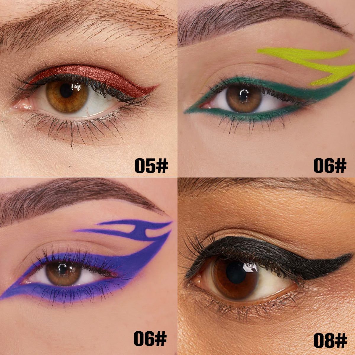 PHOFAY Waterproof Colorful Eyeliner – Bold Long-Lasting Precision