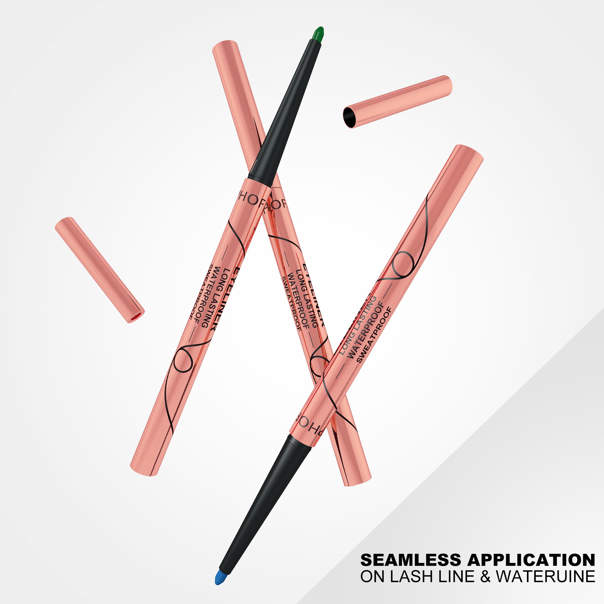 PHOFAY Waterproof Colorful Eyeliner Set – Long-Lasting Precision Eye Art Collection