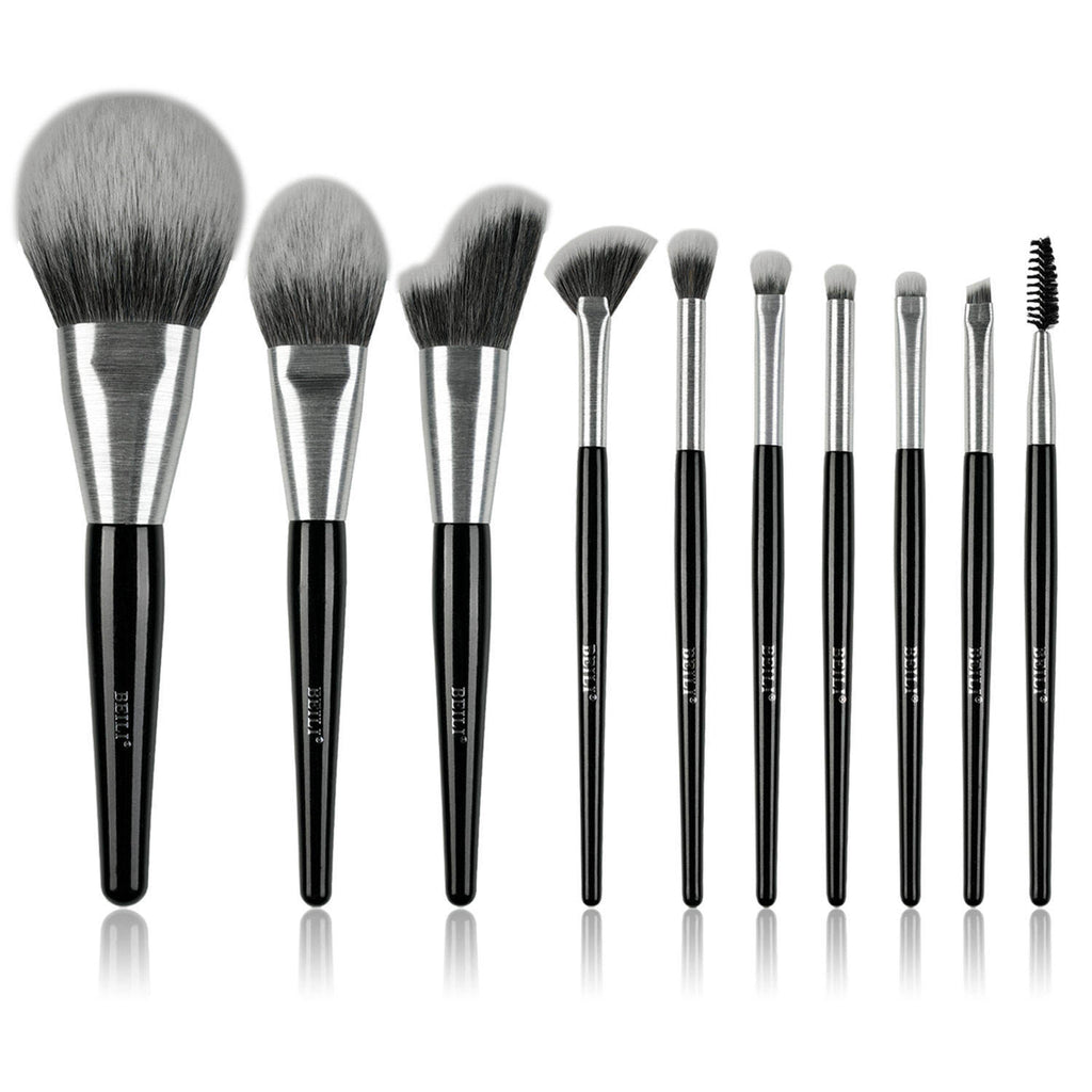 Beili Premium 10-Piece Kabuki Makeup Brush Set – Holiday Edition