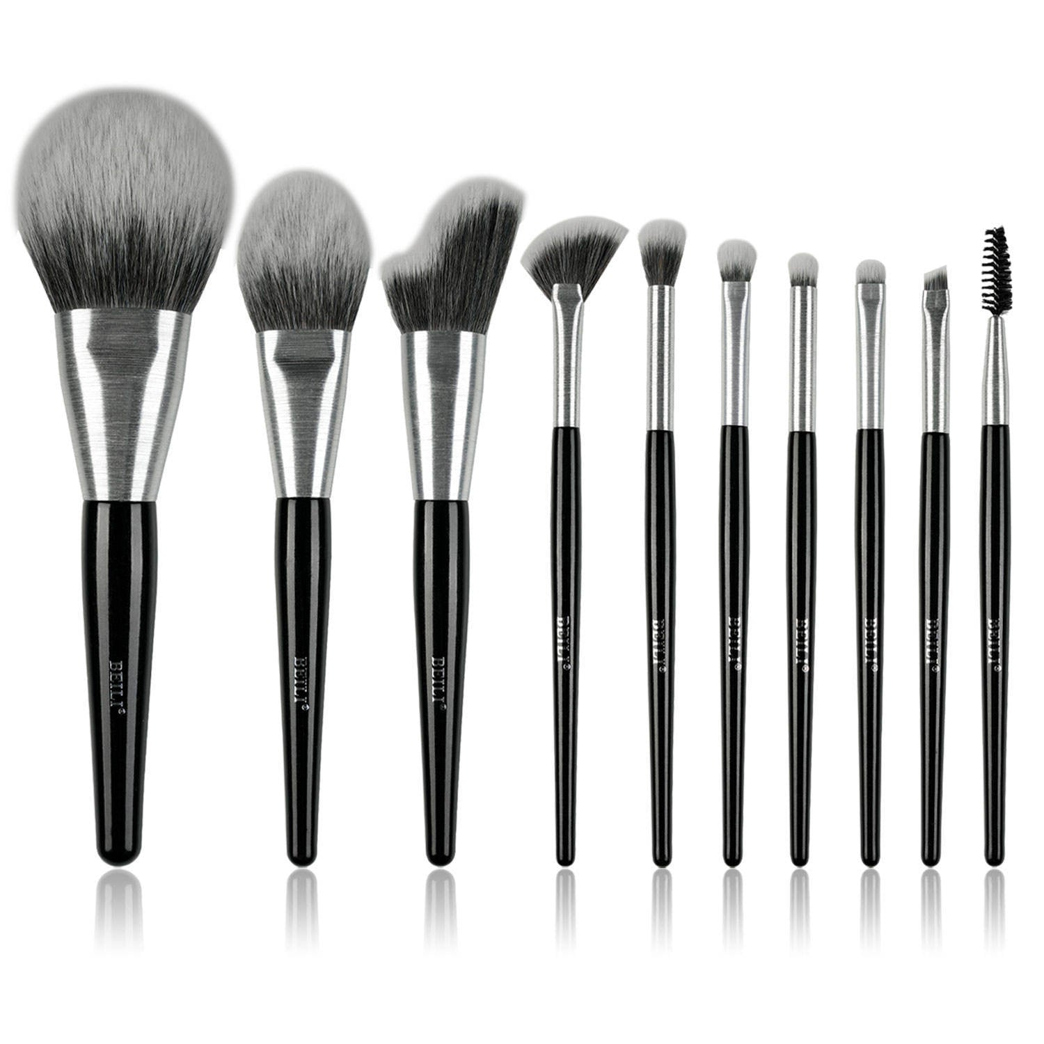 Beili Premium 10-Piece Kabuki Makeup Brush Set – Holiday Edition