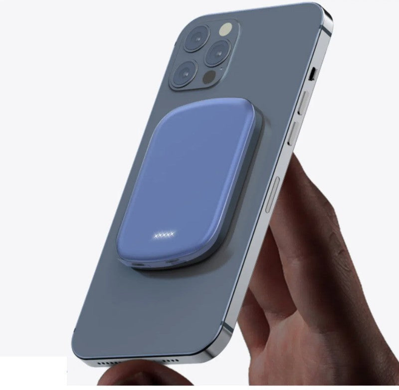 Chargomate Magnetic Portable Wireless Charger And Power Bank For Apple And Android