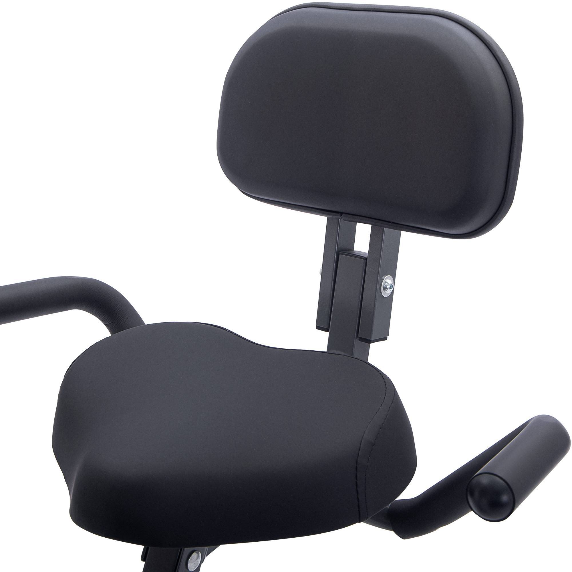 FlexFold Upright & Recumbent Folding Exercise Bike – 10-Level Tension