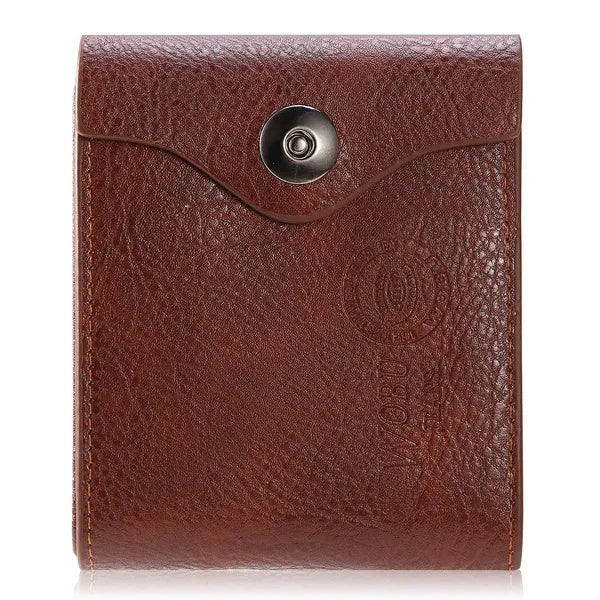 Men’s PU Leather Slim Bifold RFID Wallet
