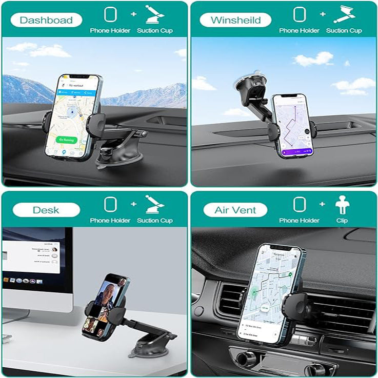 DriveGrip 4-in-1 Universal Car Phone Mount Holder