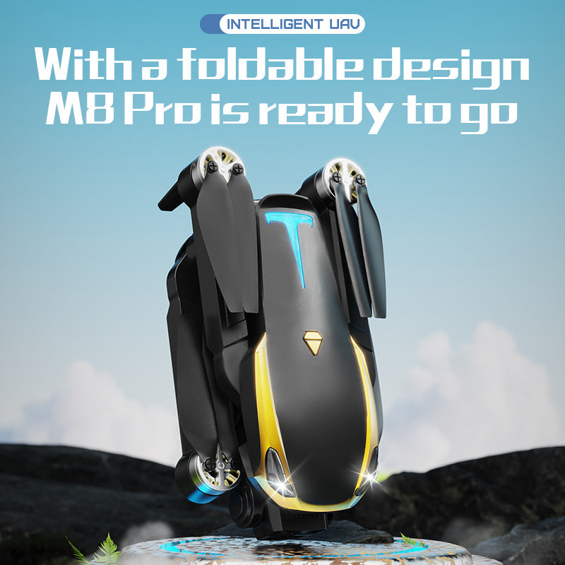 M8 Pro 6K HD Camera Drone with Altitude Hold & Remote Control Handle