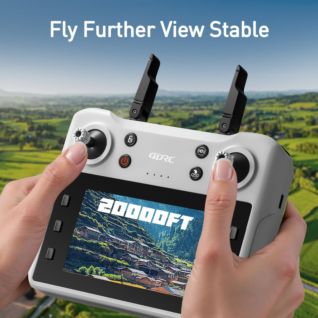 4DRC F8 GPS 5G WiFi Drone with 4K Dual Camera & HD LCD Screen