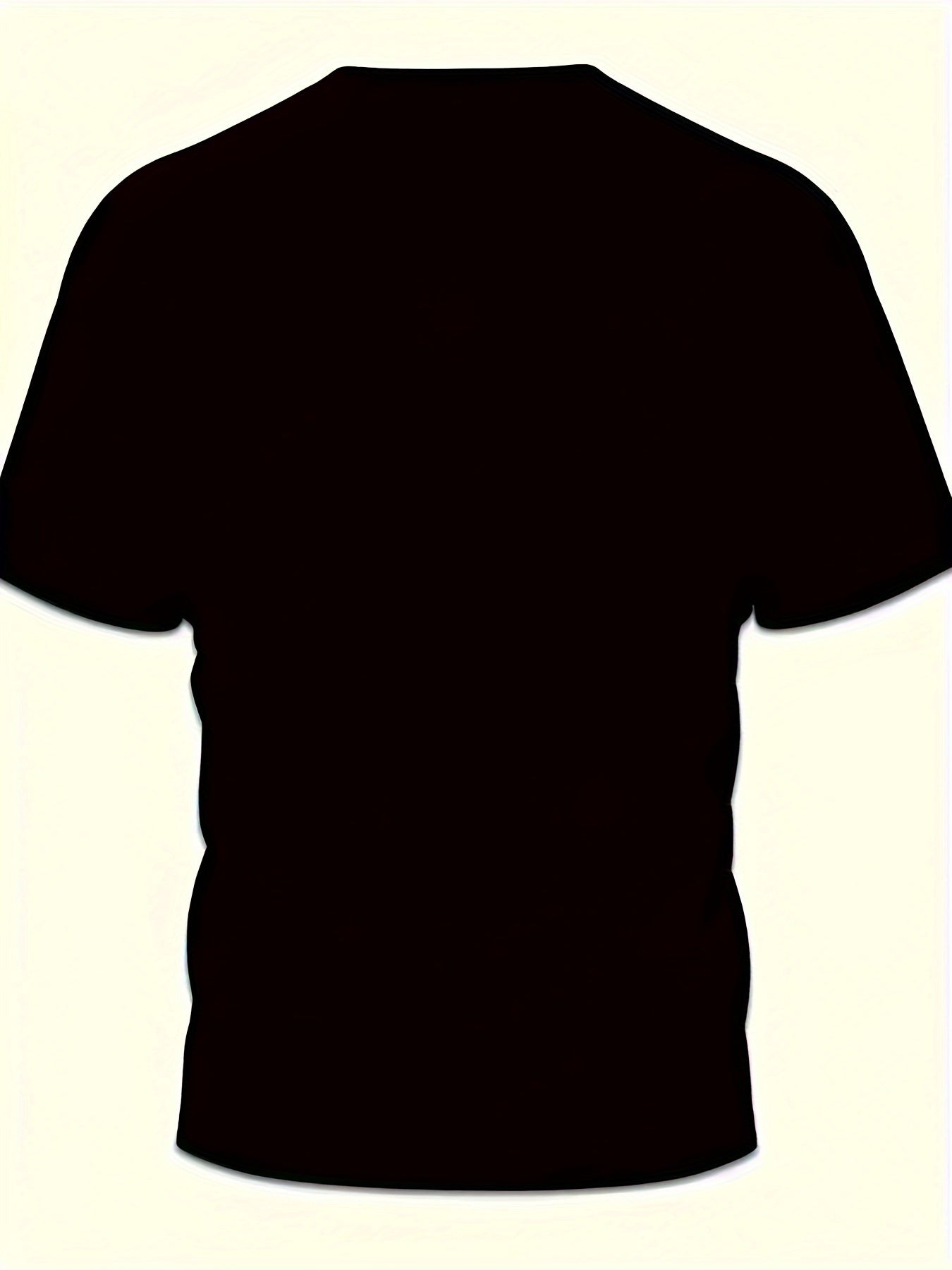 WildVision 3D Digital Wolf Eye Men’s Round Neck T-Shirt