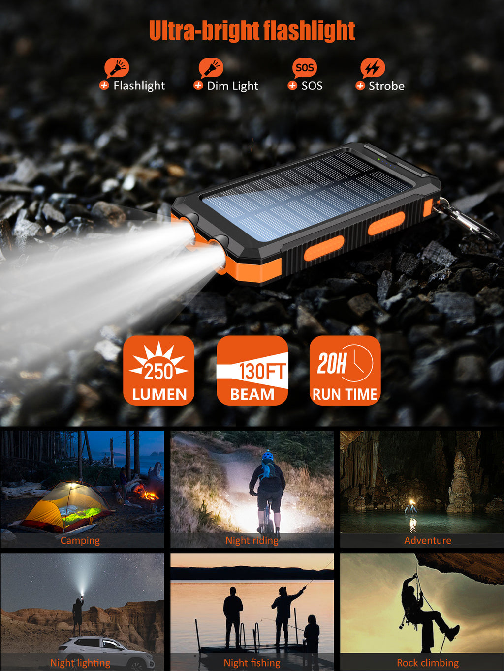 Solar Power Bank For Life Lights