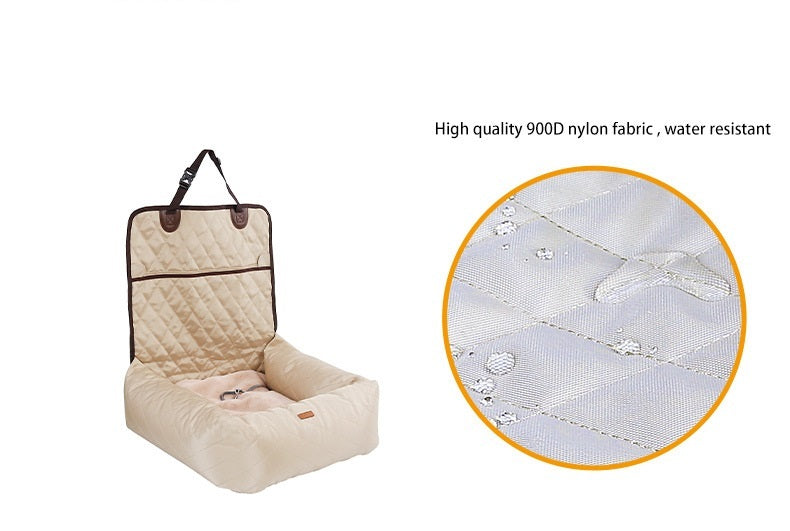 2-in-1 Foldable Pet Carrier & Car Seat Bed – Thickened Multi-Purpose Travel Mattress for Dogs