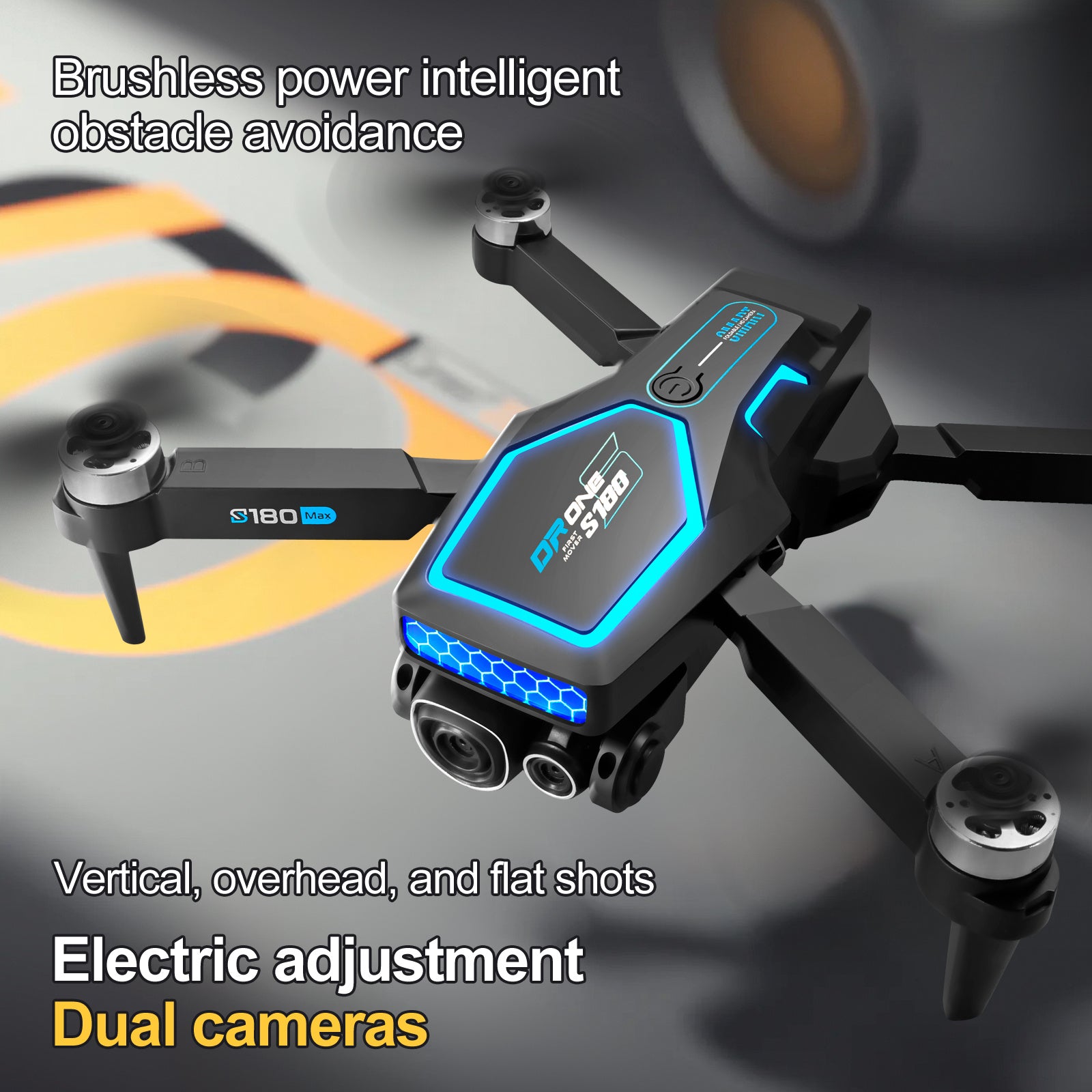 SkySonic S180 Brushless Power Drone with Intelligent Obstacle Avoidance