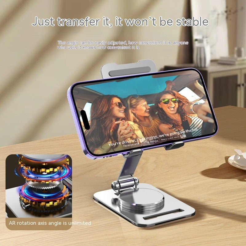 FlexiHold 360° Rotating Metal Desk Phone & Tablet Stand