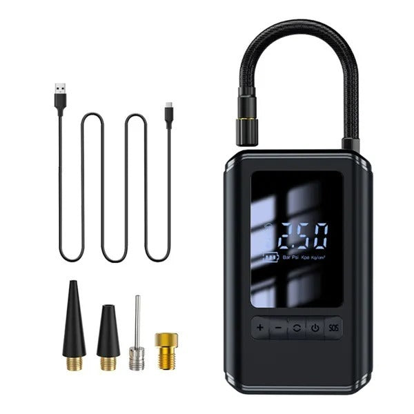 AirForce Mini Digital Tire Inflator & Power Bank Compressor