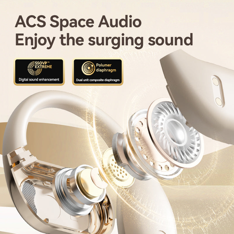 Fall Open-Ear Pro Wireless Bluetooth Earphones with Charging Case