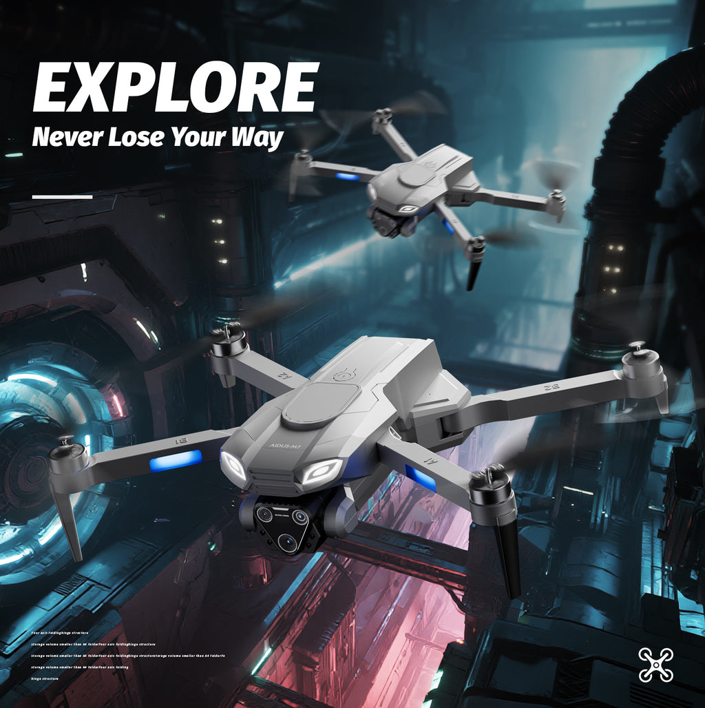 4DRC M7 GPS 4K Camera Drone with Brushless Motor & Follow Me Mode