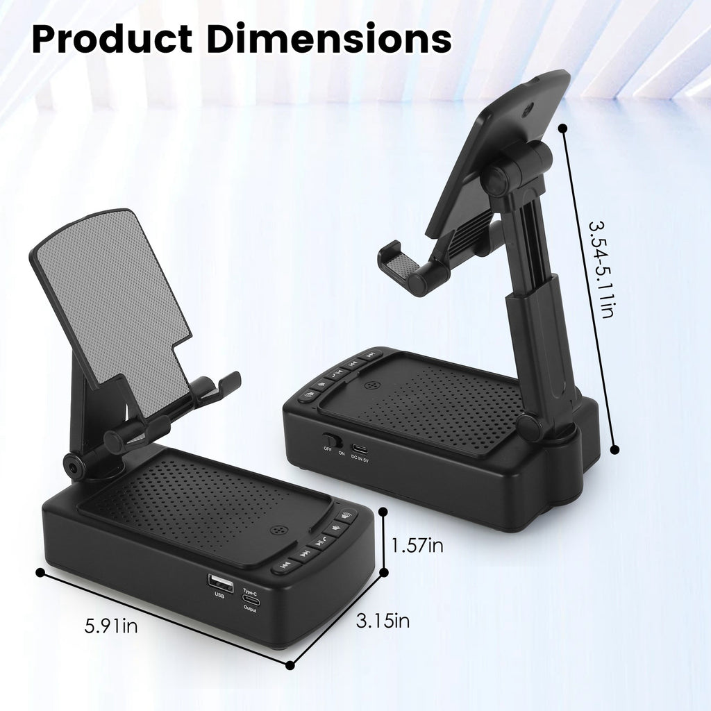 SoundStand HD Wireless Speaker Power Bank & Foldable Phone Stand