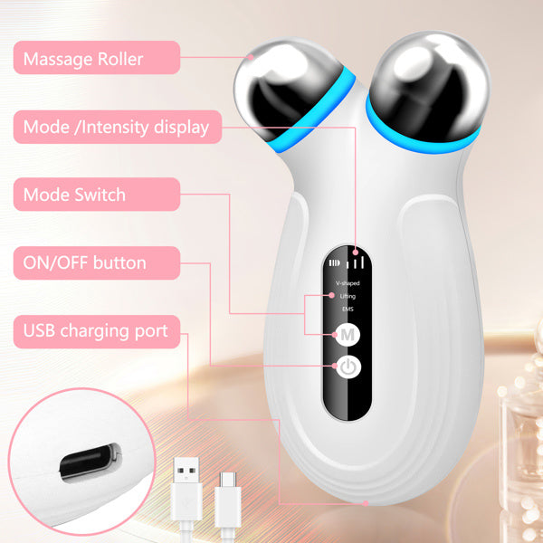 Advanced Facial Beauty & EMS Skin-Lifting Device