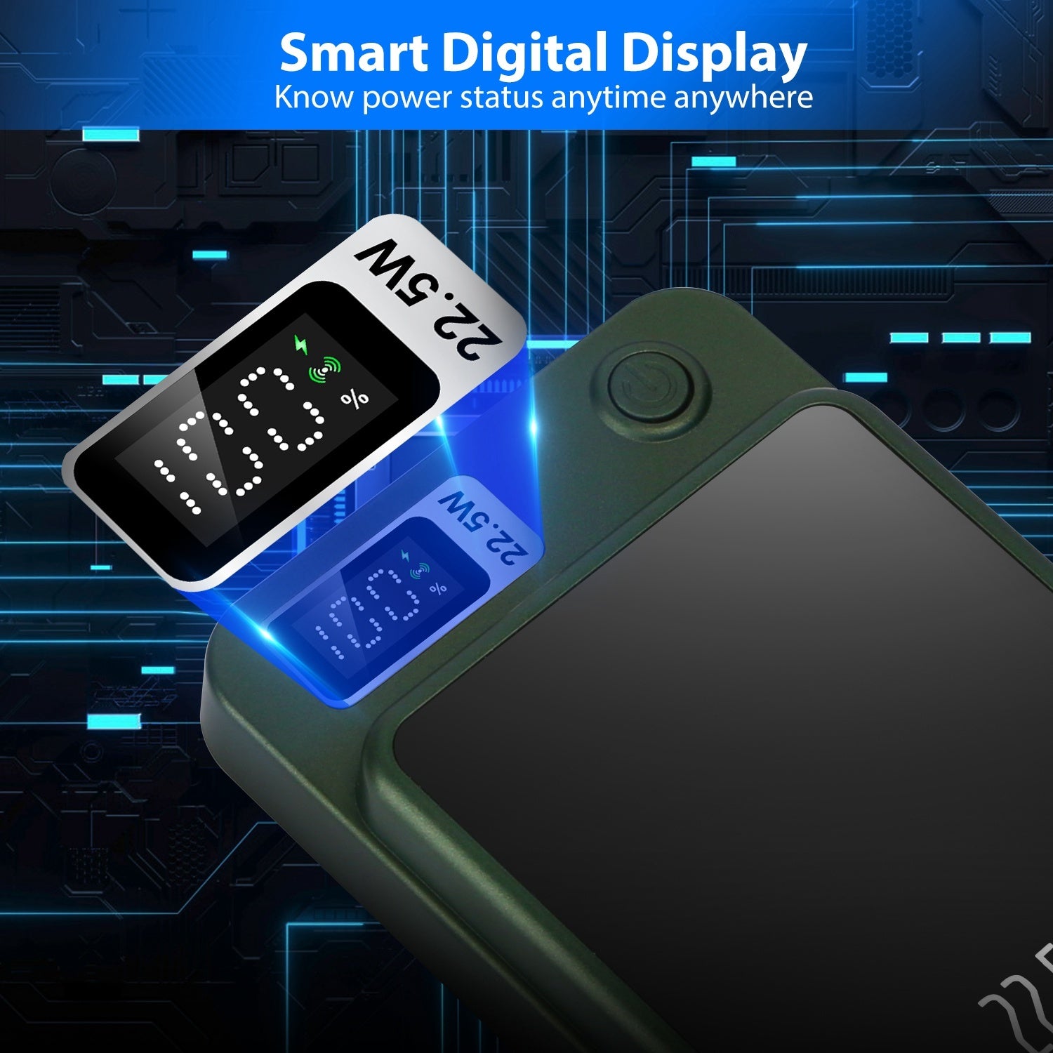 MagBoost 2-in-1 10000mAh Magnetic Wireless PD20W Fast Charging Power Bank