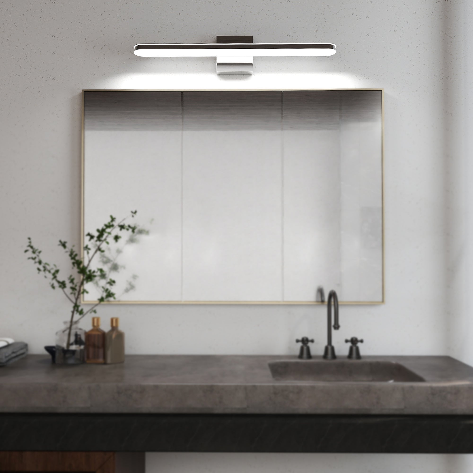 LumiBar 24" Dimmable LED Chrome Vanity Light