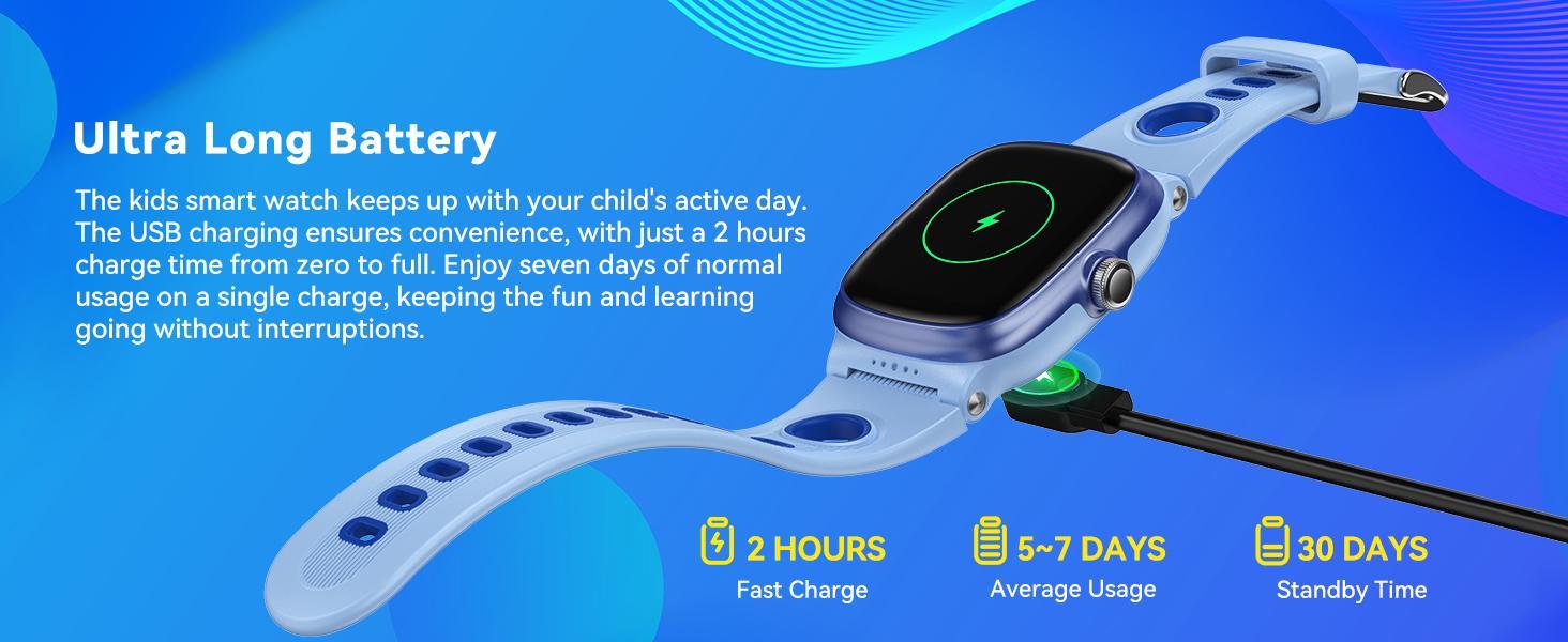 K1 Kids Smartwatch – Fun, Safe & Educational Smart Companion