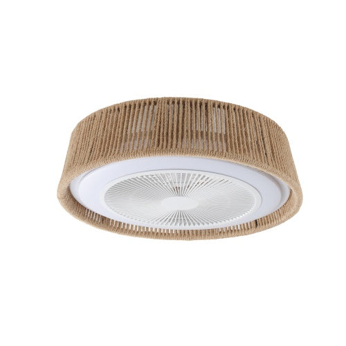 BohoBreeze LED Dimmable Ceiling Light with Built-in Fan