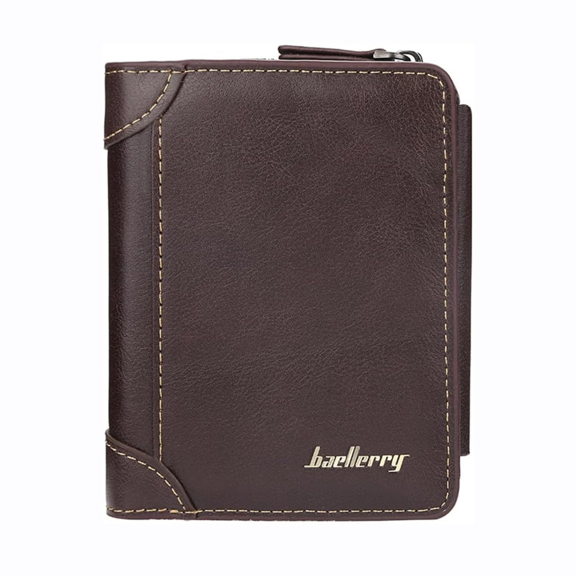 Men’s Classic Brown & Khaki Leather Wallet