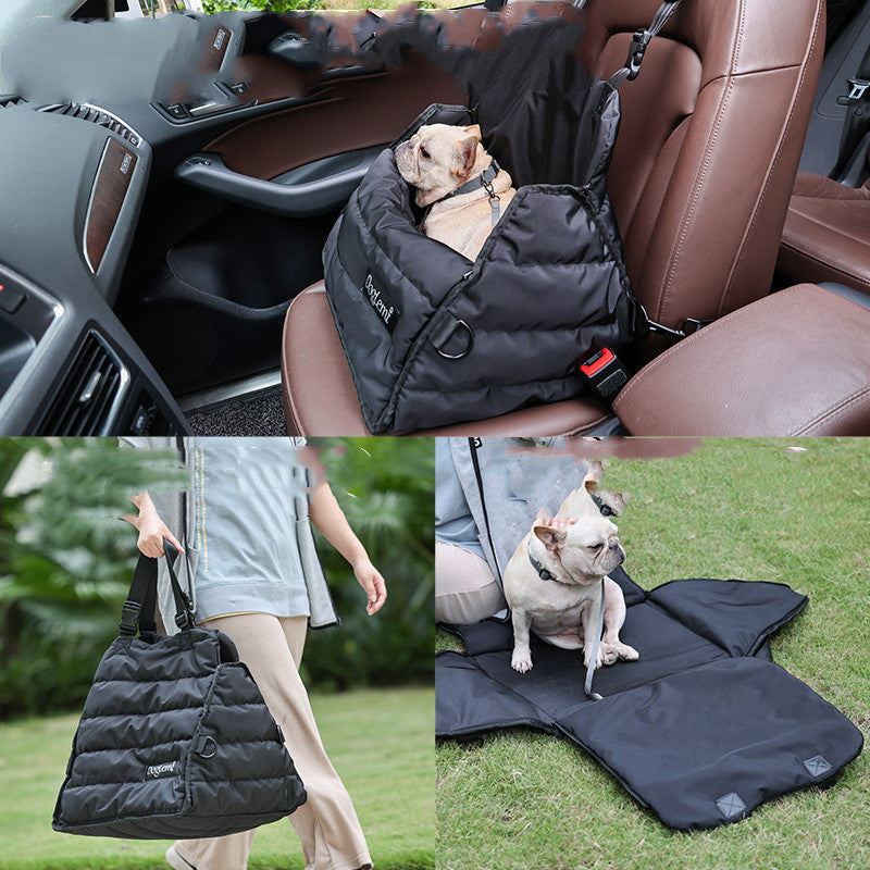 Travel Paws Multi-Functional Car Seat Bag – Anti-Splash Front & Rear Pet Travel Pad