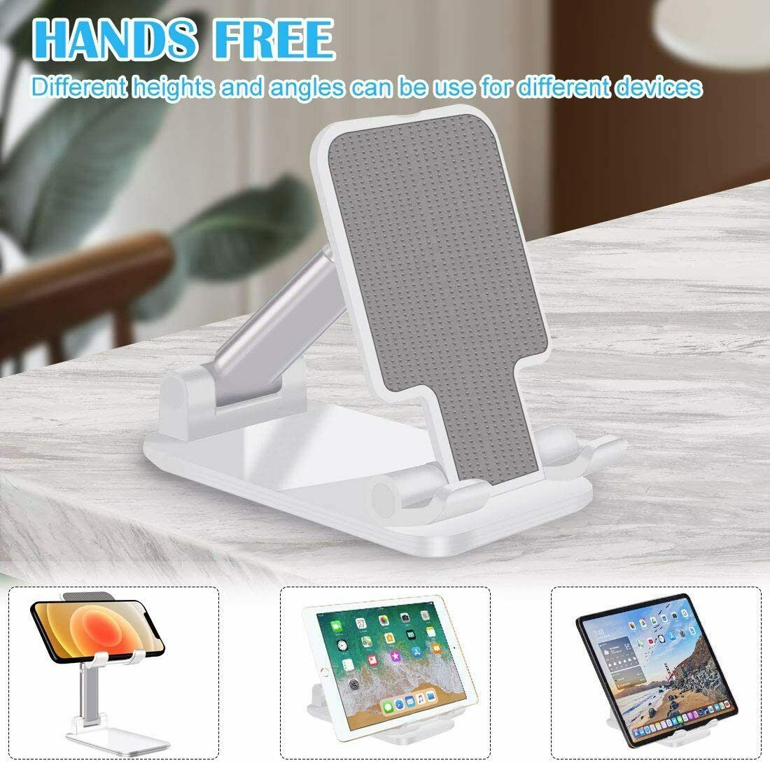 FlexMount Foldable Desktop Phone & Tablet Stand Holder