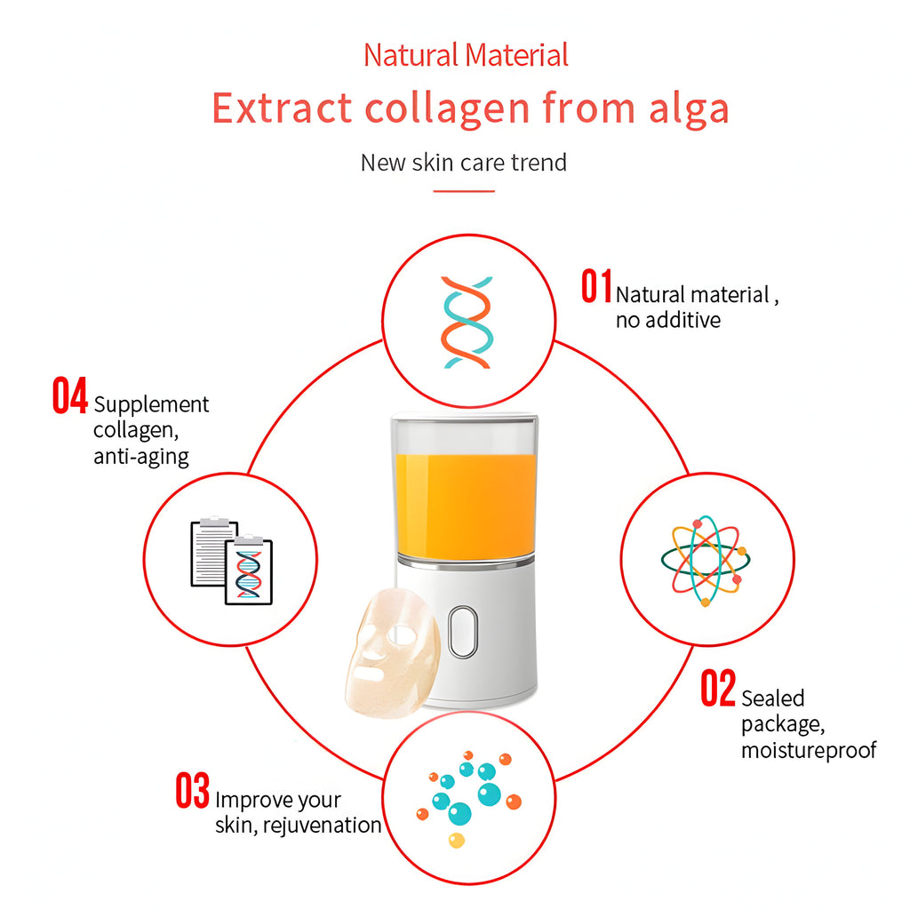 DIY Automatic Fruit & Vegetable Facial Mask Maker – Mini Home Skin Rejuvenation Device