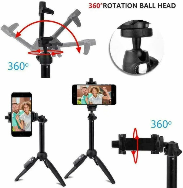 SnapPro 40" Bluetooth Selfie Stick Tripod with Remote Control