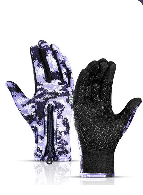 FrostGuard Touchscreen Winter Gloves – Waterproof Motorcycle & Sports Fleece Gloves