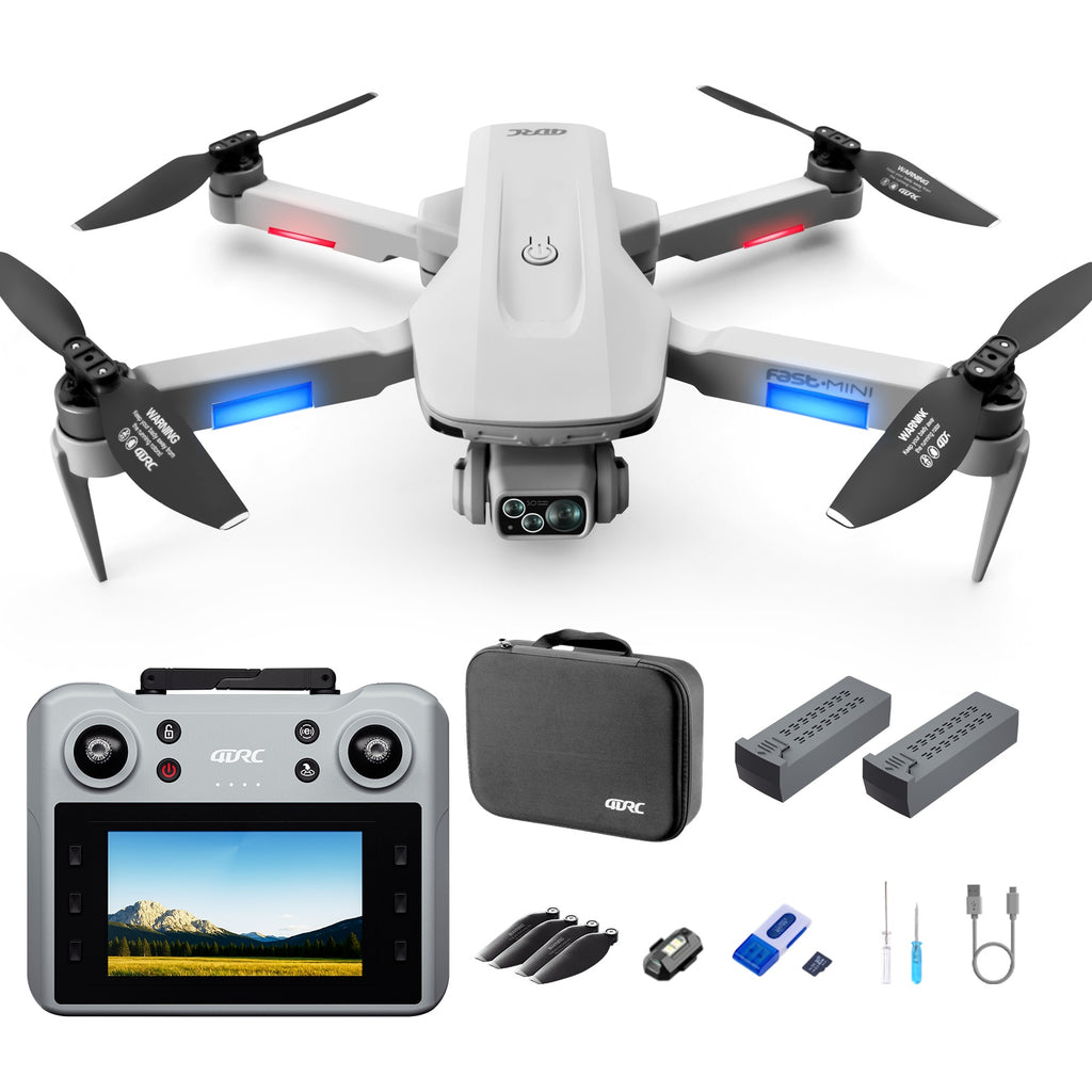 4DRC F8 GPS 5G WiFi Drone with 4K Dual Camera & HD LCD Screen